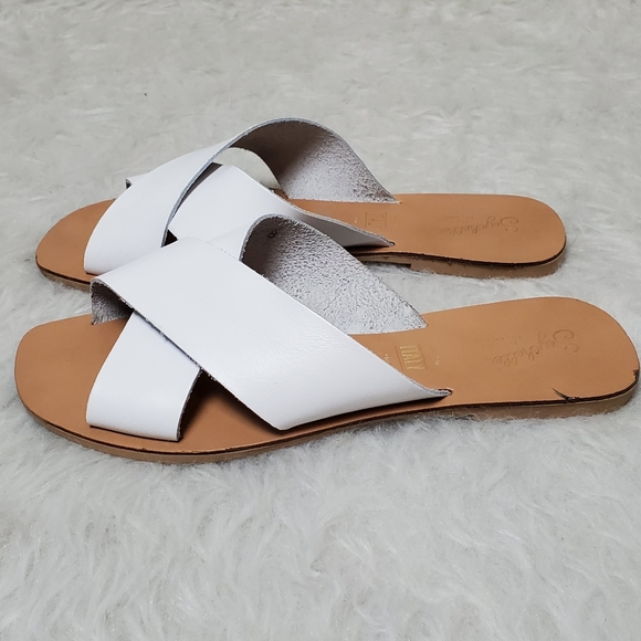 Seychelles waterfront leather slide sandals white - Picture 6 of 7